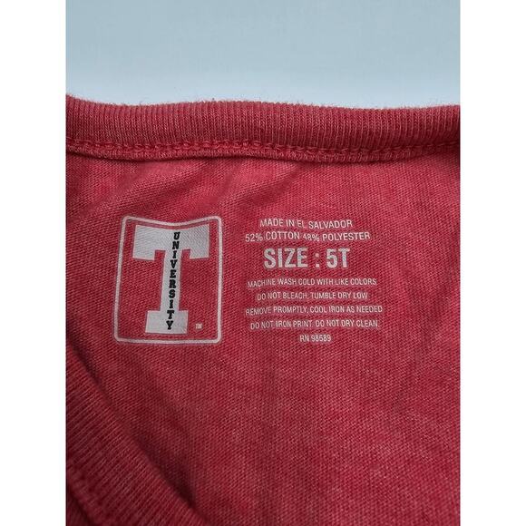 Alabama University Girl's 4/5 Roll Tide Long Sleeve Shirt & Houndstooth Skirt - Picture 2 of 9